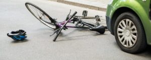 Bicycle After Accident On The Street
