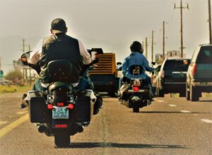 motorcyclists riding on the highway