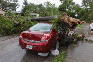 Dealing with vehicle damage after a hurricane